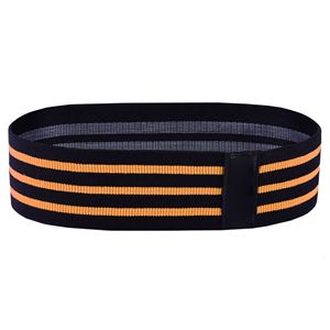 Banda de resistencia para el muslo sin costuras con lazo de látex impreso con logotipo personalizado de alta calidad para entrenamiento de cadera de mujer ejercicio Fitness - Product Image 2