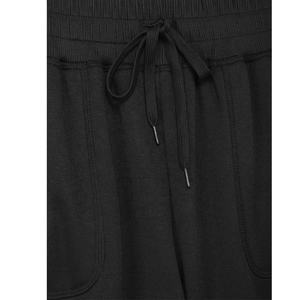 Pantalones Deportivos Casuales de Forro Polar para Mujer, con Cordón Ajustable en la Cintura, Bolsillos y Bordado, con Logotipo y Diseño Personalizados para Otoño - Product Image 5