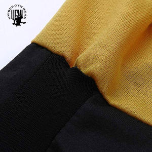 Ropa Deportiva ÚNICA de Alta Calidad, Conjuntos Deportivos de Invierno para Mujer, Elegantes, 2 en 1, con Capucha, de Algodón, al por Mayor, Personalizados, Negros y Amarillos - Product Image 4