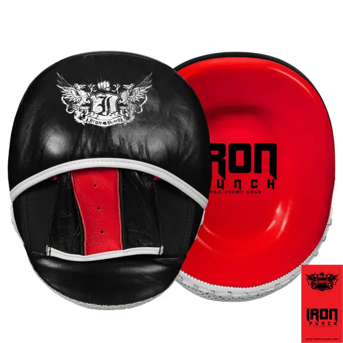 2020 Boxing Focus Target Mitts Punching Pads MMA Thai Strike Kick Training Focus Pad Top Quality Durable Curved Punching Pads