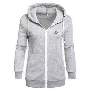 Sudadera con capucha para mujer, de alta calidad, con cremallera, hecha en Pakistán - Product Image 2