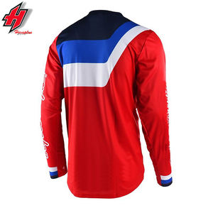 Camiseta de motocross personalizada para niños y adultos, jersey de diseño azul fresco, equipo de motocross por sublimación mx - Product Image 6