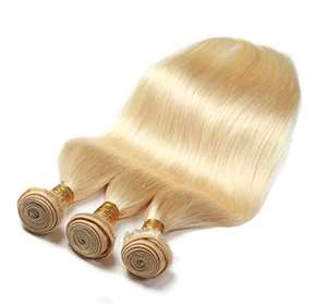 HAMDAAN IMPEX 613 Bundles de cheveux Remy blonds extensions de cheveux vierges indiens et perruques avec style de vague douce d'Inde - Product Image 5