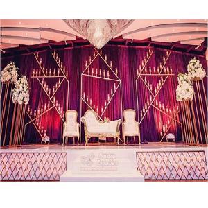 Wedding <b>Stage</b> <b>Props</b> Candle Wall Decoration New Designer Candle Wall for Wedding <b>Stage</b> Indian Wedding Grand <b>Stage</b> Candle Wall - Product Image 1