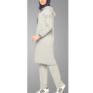 Ensemble de vêtements islamiques pour femme, pull Long à manches longues, tenue de Sport musulmane, collection - Product Image 6