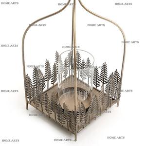 Porte-bougie en fer et en verre, qualité exclusive, taille personnalisée, porte-bougie pour la décoration de la maison - Product Image 4