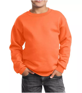 เสื้อสเวตเชิ้ตผู้ชาย ผ้าฝ้ายฟลีซ 100% คอกลม แขนยาว สีเทาล้วน เทคนิคการถักแบบวอช น้ำหนัก 300 กรัม แห้งเร็ว เป็นมิตรกับสิ่งแวดล้อม - Product Image 3