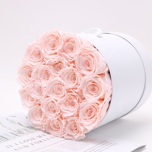 <span class=keywords><strong>Hermosas</strong></span> <span class=keywords><strong>Rosas</strong></span> Eternas en Caja, Rosa Natural Preservada para Graduación, Navidad, Año Nuevo Chino y Otras Ocasiones - Product Image 5