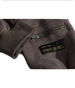 Parche bordado de chenilla personalizado estilos de moda callejera 100% algodón pulóver Sudadera con capucha para hombres 6XL tamaño invierno 3D Puff - Product Image 4