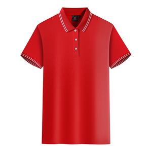 Nueva temporada de verano, camiseta Polo de manga corta para hombre, camiseta Polo ligera holgada de tela de algodón para hombre - Product Image 2
