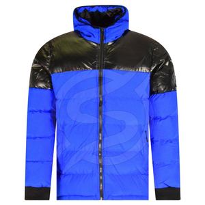 Veste matelassée sur le devant pour homme, blouson décontracté de haute qualité, avec capuche et coquille polie, personnalisé - Product Image 1