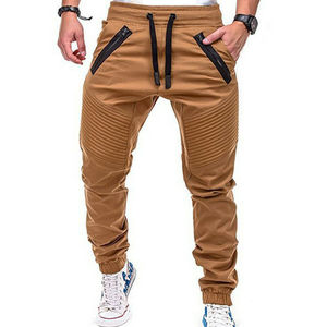 Pantalon de jogging pour hommes, avec poches à fermeture éclair, modèle sur mesure, de haute qualité, vente en gros, nouvelle collection - Product Image 2