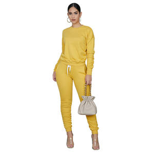 เสื้อฮู้ดสำหรับผู้หญิง,ชุดวอร์มผ้าฟลีซ2ชิ้นเสื้อครอปโอเวอร์ไซส์เสื้อกันหนาวผู้หญิง - Product Image 1