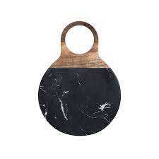 Planche à découper ronde en bois et marbre, livraison gratuite, Design personnalisé, fait à la main - Product Image 4