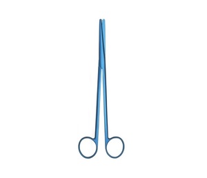 Surgical Mayo Harrington Scissors, 14.5cm, Straight <b>Titanium</b> - Product Image 4