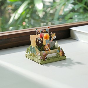 4 diseño personalizado Animal miniatura Kit de Material ecológico para decoraciones de fiesta de cumpleaños educativo DIY rompecabezas de fácil montaje - Product Image 6