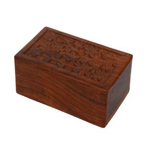 Petite Boîte Cadeau En Bois Pour Carte Boîte En Bois De Stockage - Product Image 2