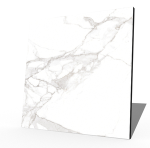 Carreaux vitrifiés antidérapants blancs modernes 800x800mm de qualité AAA Nouveau design Porcelaine Aspect marbre Chambres à coucher Villas classiques disponibles - Product Image 4