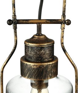 Lampada <span class=keywords><strong>a</strong></span> <span class=keywords><strong>sospensione</strong></span> Designer lampada <span class=keywords><strong>a</strong></span> <span class=keywords><strong>sospensione</strong></span> rustica vetro industriale <span class=keywords><strong>Vintage</strong></span> con cilindro in vetro 1 luce illuminazione <span class=keywords><strong>a</strong></span> <span class=keywords><strong>sospensione</strong></span> antica retrò - Product Image 2