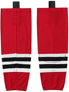 2022 Chaussettes de hockey sur glace de conception personnalisée professionnelle Chaussettes de course vierges personnalisées en gros - Product Image 5