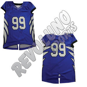 Chiffre brodé sur mesure Jersey de football américain Impression par sublimation - Product Image 4