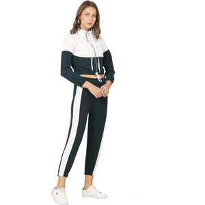 Pakistan Made Panel Work Tracksuit for Ladies Cool & Stylish Zipper Hoodie and <b>Trouser</b> Sets for Sale - Product Image 1
