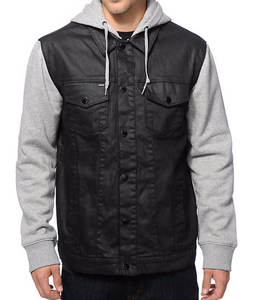 ชุดวอร์มผ้าฟลีซแบบเรียบของผู้ชายชุดวอร์มเข้ารูปสำหรับฤดูใบไม้ร่วงและฤดูหนาว - Product Image 5