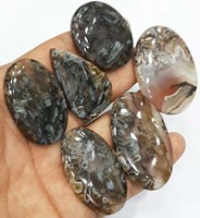 Attraktiver Mehrfarbiger Edelstein 8x15 mm Natürliche Ovale Form Loser Cabochon-Stein IGI-Zertifiziert MANGALMAY MGCL7306 Antik für