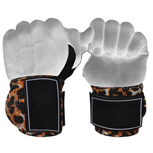 Wholesale High Quality Cowhide <b>Wrist</b> Wraps for Fitness Support Custom Logo Printed <b>Weight</b> Lifting Enhancer for Gym Performance - Product Image 1
