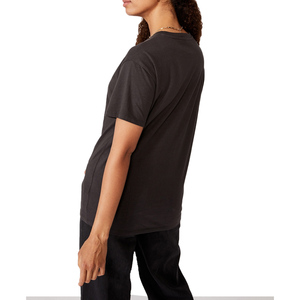 เสื้อยืดคอกลม OEM ใหม่ ออกแบบเองได้ พร้อมสกรีนลาย 100% ผ้าฝ้ายเจอร์ซีย์ สำหรับผู้หญิงและนางแบบ - Product Image 4