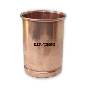 Handcrafted Luxurious Copper Glass <b>Table</b> Top Classic Restaurant Ware Full Hammered Traditional Style <b>Cocktail</b> Wine Stylish - Product Image 3