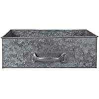 Caddy de herramientas de almacenamiento de metal hecho a mano en galvanizado, perfecto para organización de escritorio y utensilios de cocina, soluciones de almacenamiento de mesa - Product Image 6