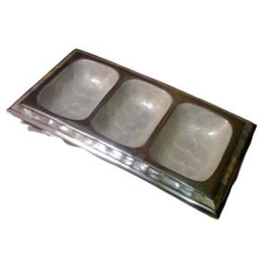 Colorful Finish Aluminium & Metal <b>Fruit</b> Tray Decorative Serving Snack Tray for Home for Dry <b>Fruit</b> Platter Hand Painted Gift Item - Product Image 4