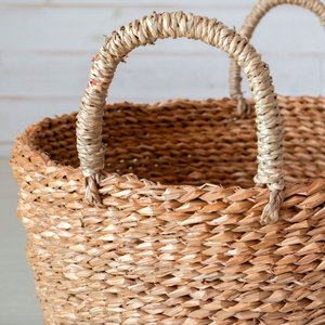 Workpro — panier rond bicolore en coton ou blanc, ensemble 2 pièces, ampliforme, écologique, fait en Vietnam - Product Image 2