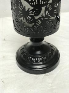 Vela de hierro y vidrio con forma votiva de Metal, bote de mesa con diseño de mariposas perfumadas, redondo, perfumado, nuevo diseño - Product Image 2