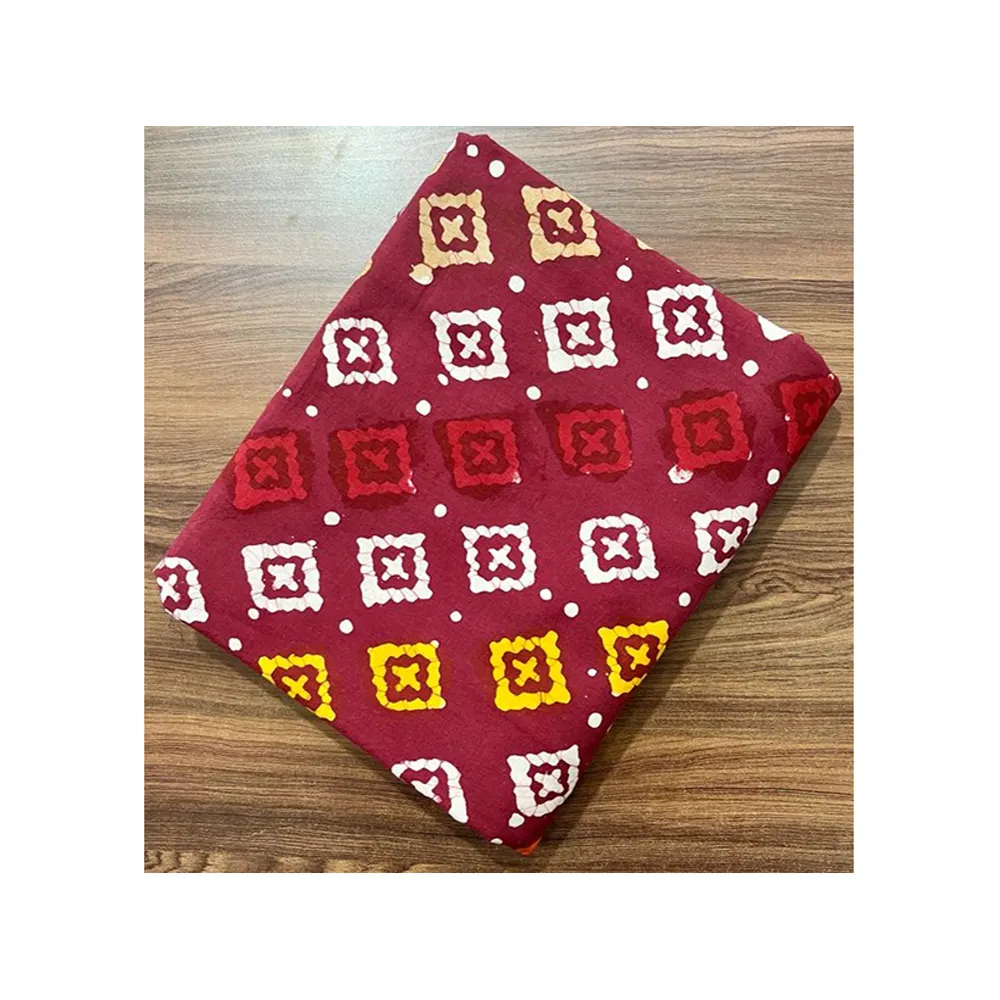 Хлопчатобумажная ткань с ручным ткацком печатным рисунком, хлопчатобумажная ткань, оптовая цена, индийский натуральный 100% хлопок, ткань Ikat Jaipur