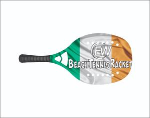 Raquettes de beach tennis avec face en fibre de carbone de 20 mm, poignée en fibre de carbone, filet en fibre de verre, poids 310-330 g, longueur 50 cm - Product Image 5