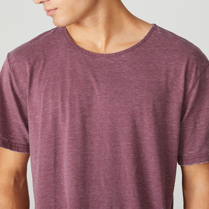 เสื้อยืดคอกลมผู้ชาย OEM ใหม่ แบบสั่งทำพิเศษ ผ้าฝ้าย 100% เสื้อยืดเต็มตัว แฟชั่นผู้ชาย เสื้อยืดออกกำลังกายผู้ชาย - Product Image 3