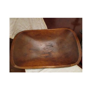 ชามไม้สไตล์วินเทจ,ถ้วยแป้งโดว์สำหรับผิวไม้แนววินเทจพิมพ์ลาย - Product Image 5