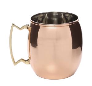 Taza de mula de Moscú de cobre macizo superventas con mango de latón hecha a mano de Metal exportador indio para regalos de negocios - Product Image 3