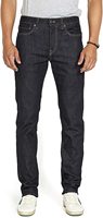 Moda Casual sólido transpirable recto Denim Jeans para hombres