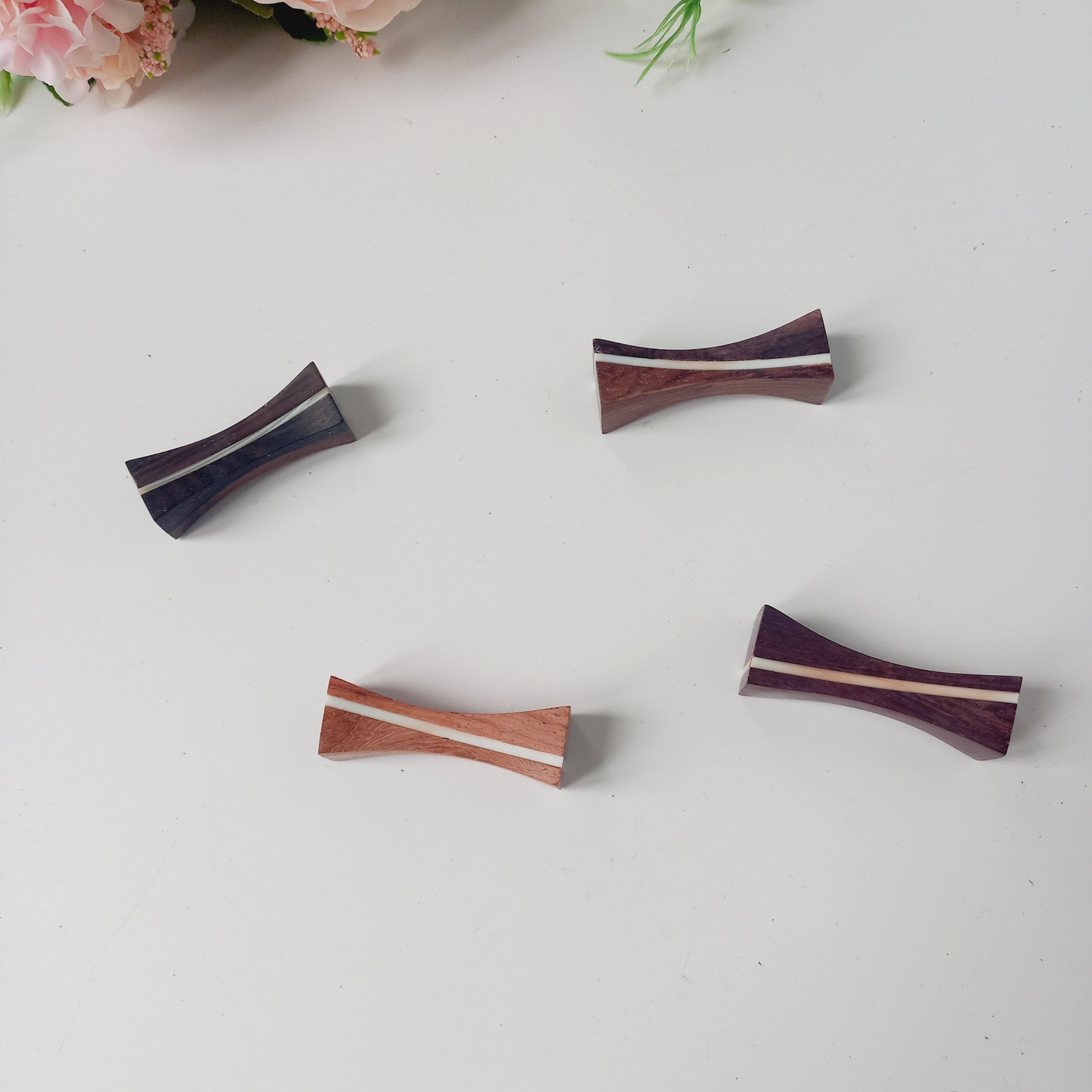 Деревянные палочки для еды в форме банта, держатель для столовых приборов, нож, ложка, вилка, подставка для палочек