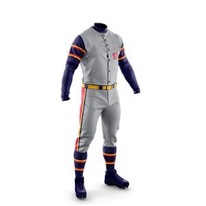 Servicio OEM diseño Unisex 100% poliéster béisbol uniforme conjunto transpirable antibacteriano de secado rápido de talla grande al por mayor en blanco - Product Image 4