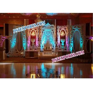 การออกแบบล่าสุดฉากหลังแต่งงานเฟรมใหม่ล่าสุดการออกแบบชุดแต่งงานเวทีอินเดียตกแต่งเวทีแต่งงาน - Product Image 1