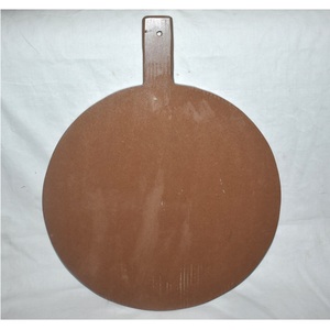 Nouvelle arrivée Planche à découper et à découper ronde en bois d'acacia multi-usages faite à la main petite pour les ustensiles de cuisine - Product Image 5