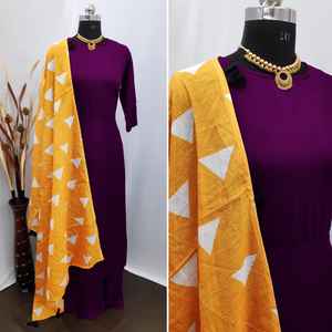 Nouveau dernier bureau porter kurti avec sharara imprimé travail indien les femmes portent readymade pas cher prix de gros surat apparelgarment - Product Image 6