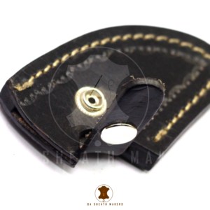 Producto OEM de fábrica de tendencia de alta calidad 2021, Funda de cuero de grano rico de Venta caliente para cuchillos Tang completos de hoja fija - Product Image 3