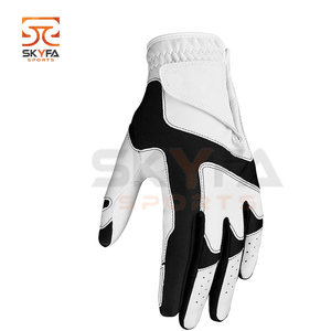 Guantes de Golf de piel auténtica Cabretta suaves y transpirables con logotipo bordado personalizado, 100% guantes deportivos de piel de oveja de alta calidad - Product Image 6