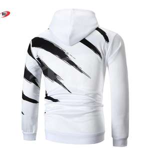 เสื้อฮู้ดผู้ชายผ้าโพลีเอสเตอร์100% มีฮู้ดพิมพ์ซับลิเมชันสำหรับกีฬาฤดูหนาวออกแบบโลโก้ได้ตามต้องการ - Product Image 3