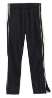 Pantalon de sport pour homme, style hip-hop, en toile légère et élasthanne, avec cordon de serrage à la taille, bande latérale, ourlet zippé, coupe ajustée, écologique, séchage rapide